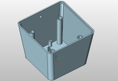 迷你音響外殼的塑料模具設(shè)計(jì)(含CAD圖,SolidWorks,IGS三維圖)