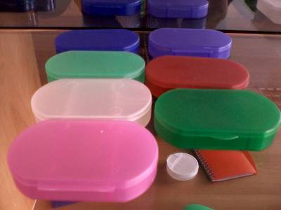 【三格扁藥盒】價格,廠家,圖片,其他醫藥包裝容器,余姚市恒達塑料模具廠-