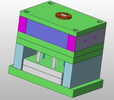 塑料端蓋注塑模具設(shè)計(含CAD圖,SolidWorks三維圖)